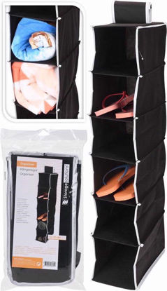 Picture of HANGING STORAGE ORGANISER 6 COMPARTMENTS