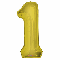 Picture of APAC FOIL BALLOON GOLD 34INCH 1