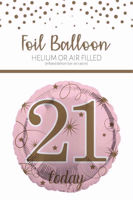 Picture of FOIL BALLOON PINK 21