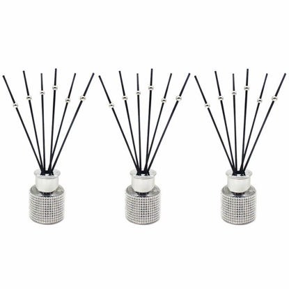 Picture of DIFFUSER DIAMANTE SILVER SET 3