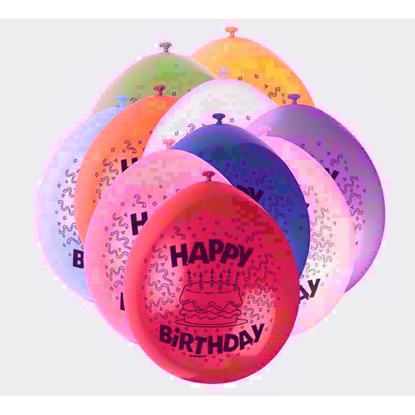 Picture of UNIQUE BALLOON HAPPY BIRTHDAY 10