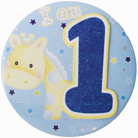 Picture of EUROWRAP GIANT BIRTHDAY BADGE BOY 1