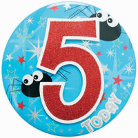 Picture of EUROWRAP GIANT BIRTHDAY BADGE BOY 5