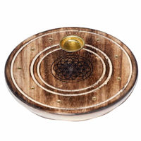 Picture of INCENSE ASHCATCHER ROUND FLOWER OF LIFE