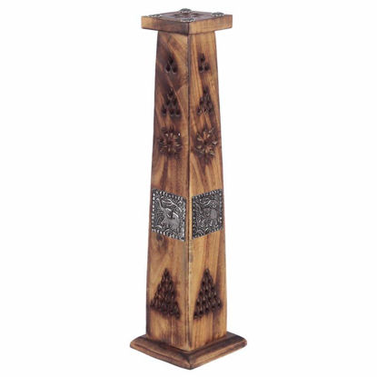 Picture of INCENSE TOWER BOX INLAY ELEPHANT