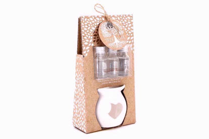 Picture of OIL BURNER GIFTSET TREE OF LIFE