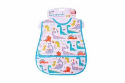Picture of FIRST STEPS PVA BIB WITH POCKET BLUE