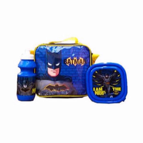 Picture of LUNCH BAG 3PCE BATMAN