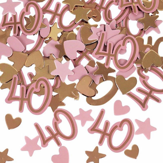 Picture of EUROWRAP CONFETTI BIRTHDAY 40