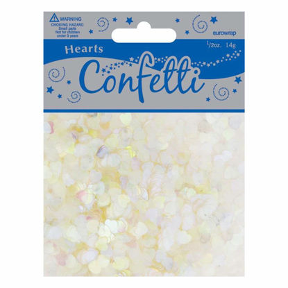 Picture of EUROWRAP CONFETTI HEARTS IRID/MET