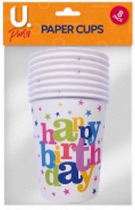 Picture of HAPPY BIRTHDAY CUPS 7PK