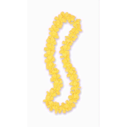 Picture of HAWWAIN YELLOW FLOWER LEI 40INCH