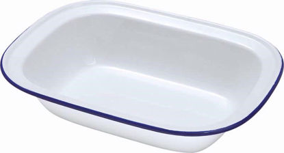 Picture of ENAMEL 28CM OBLONG PIE DISH