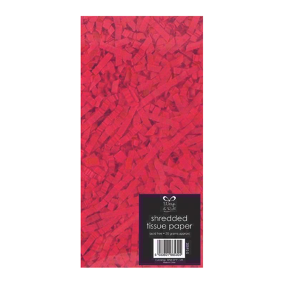 Picture of EUROWRAP SHREDDED PAPER RED 25G