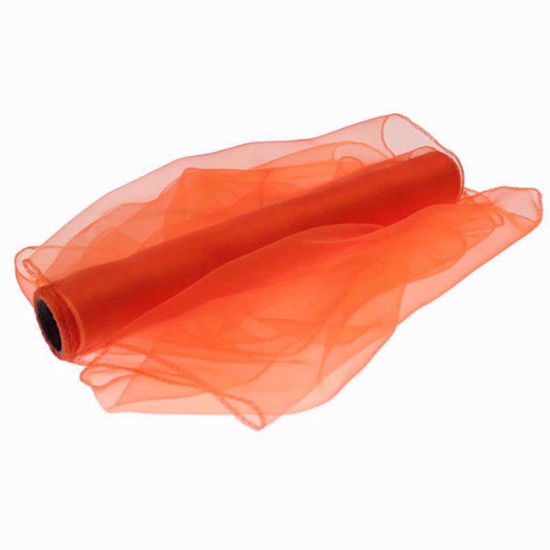 Picture of APAC ORGANZA ROLL BURNT ORANGE 40CMX9M