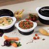 Picture of ZENITH INSULATED HOT POT SET 3PC BLACK/WHITE