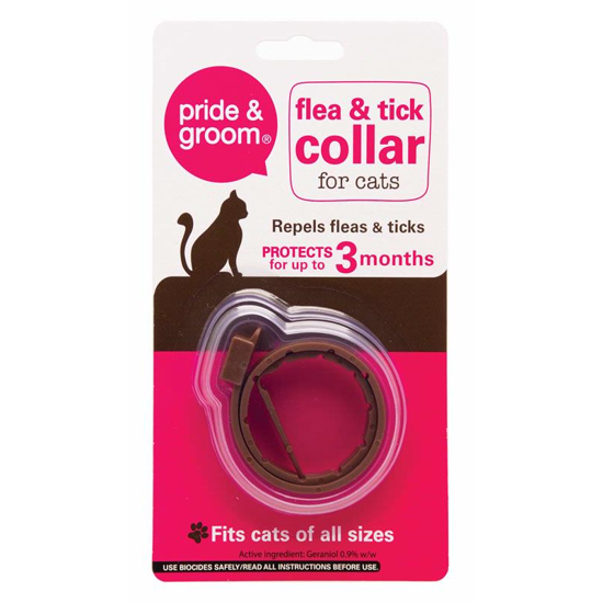 Picture of PRIDE & GROOM FLEA & TICK COLLAR CATS