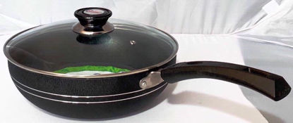 Picture of KARAHI WOK NONSTICK 24CM LONG HANDLE & LID