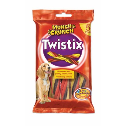 Picture of MUNCH CRUNCH DELICIOUS TWISTIX 5PK 100G