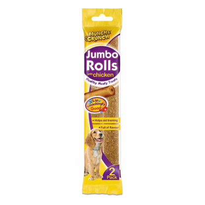 Picture of MUNCH CRUNCH JUMBO ROLL CHICK 180G