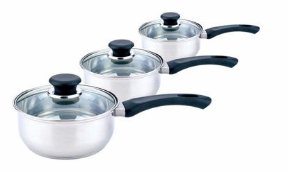 Picture of SABICHI VALUE 3PCE SAUCEPAN