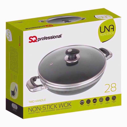 Picture of UNA N/S WOK TWO HANDLE 28CM