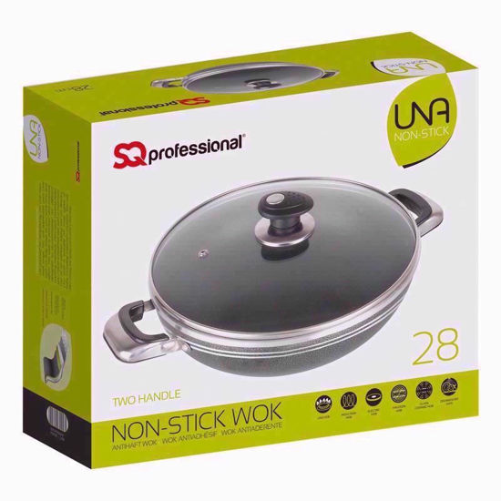 Picture of UNA N/S WOK TWO HANDLE 28CM