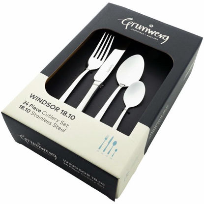 Picture of GRUNWERG WINDSOR CUTLERY SET 24 PCS (SP12)