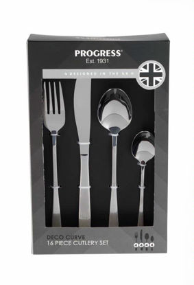 Picture of PROGRESS DECO CURVE CUTLERY SET 16PC