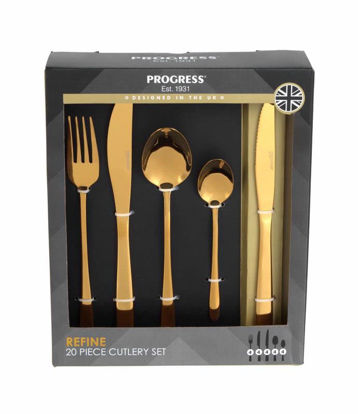 Picture of PROGRESS REFINE GOLD CUTLERY SET 20PC