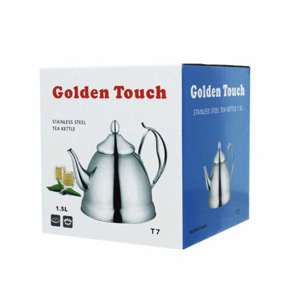Picture of GOLDEN STAINLESS STEEL TEA KETTLE 1.5L