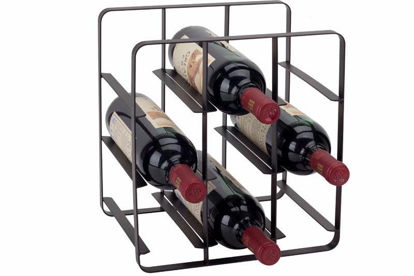 Picture of APOLLO WINE RACK FLAT IRON 9 BOTTLES