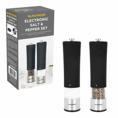 Picture of BLACKMOOR SALT & PEPPER MILL SET ELECTRIC BLK