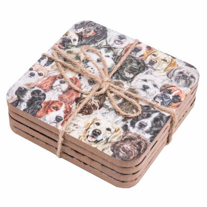 Picture of COASTER DOG SET4