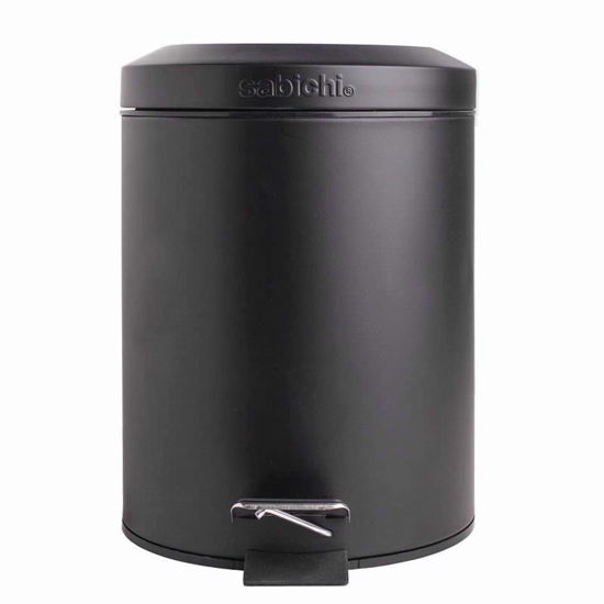 Picture of BLACK SOFT CLOSE PEDAL BIN 5L