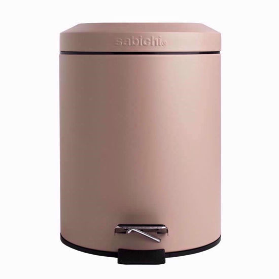 Picture of BLUSH PINK SOFT CLOSE PEDAL BIN 5L