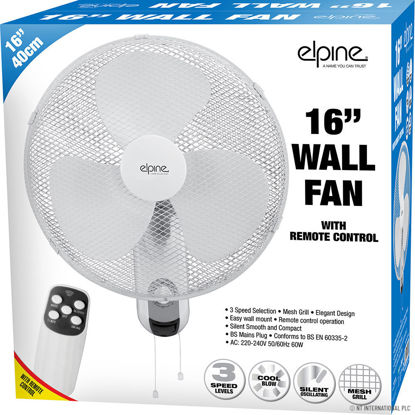16" (40cm) Wall Fan with Remote